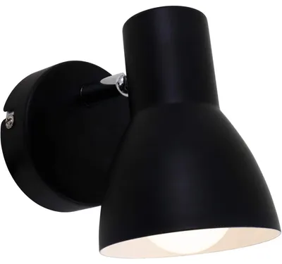 Obrázok produktu pre Stropné svetlo reflektor retro otočný E14 25 W čierny kov Briloner