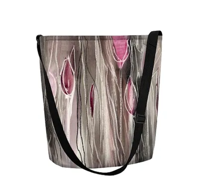 Image de Sac en feutre FUNKY, modèle « Tulipes », référence FY26