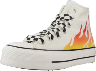 Zdjęcie produktu dla Converse Chuck Taylor All Star Lift Platform Flames Biały