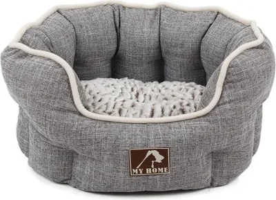 Image de Topmast Panier pour chien Panier pour chat Tissu souple Gris - 45 x 40 x 21 cm