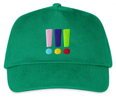Produktbild von Spreadshirt Die Drei Ausrufezeichen Logo Stick Kinder Basecap, One size, Grün