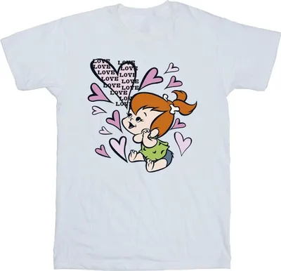 Immagine prodotto di The Flintstones - Maglietta "Love Love Love" da uomo BI25320 (XXL) (Bianco)