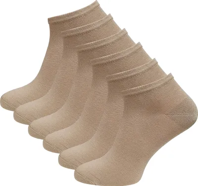 Produktbild von Vincent Creation® Sneaker Socken "Bambus " 6 Paar 39-42 beige