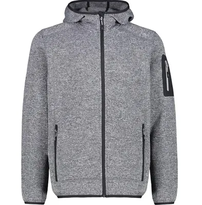 Produktbild von CMP Man Jacket Fix Hood Herren Strickfleecejacke 3H60847N Grösse - Bekleidung: 56