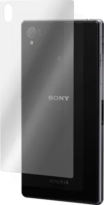 Produktbild von 1er-Pack PhoneNatic Glas-Folie Rückseite klar  kompatibel mit Sony Xperia Z1 - Panzerglas für Xperia Z1