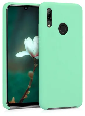 Produktbild von kwmobile Handyhülle für Huawei P Smart (2019) Hülle - Case Silikon - Kabelloses Laden - Schutzhülle Cover in Pfefferminzgrün