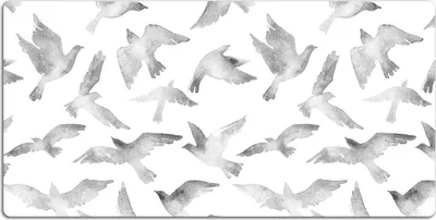 Produktbild von Schreibtischmatte Tischunterlage 120x60 cm Mauspad - Vögel