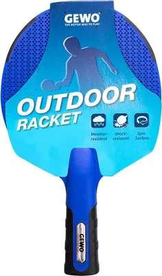 Produktbild von GEWO Tischtennisschläger Outdoor – wetterfester Schläger, blau