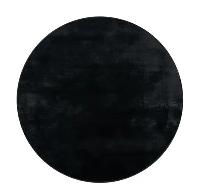 Produktbild von Teppich Wohnzimmer Kunstfell Plüsch Hochflor Shaggy Weich Verschied. Farben Grösse 80 cm Rund