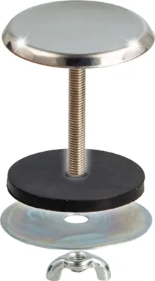 Produktbild von tecuro Hahnlochstopfen Ringhalter Deckrosette Ø 42 mm Edelstahl poliert