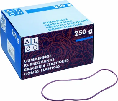 Produktbild von Alco Gummiring Naturkautschuk Ø 85 mm rot 250 g