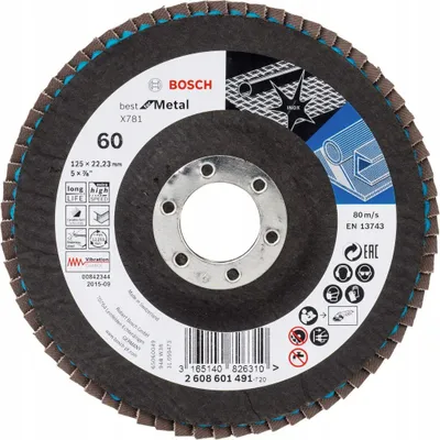 Obrázek produktu pro Bosch X781 2608601491 brusný listový kotouč 125mm P60