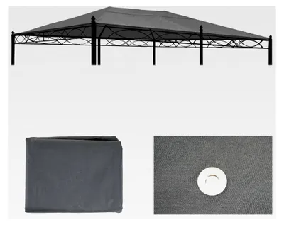 Produktbild von Ersatzbezug für das Dach der Pergola Cadiz 5x3m - grau