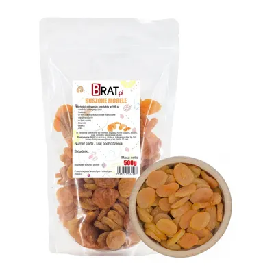 Zdjęcie produktu dla Morele suszone 500g Brat.pl