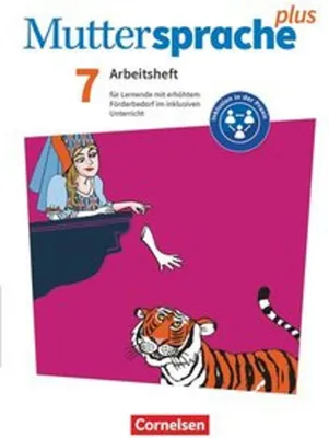 Obrázek produktu pro Muttersprache plus 7. Schuljahr. Arbeitsheft für Lernende mit erhöhtem Förderbedarf im inklusiven Unterricht