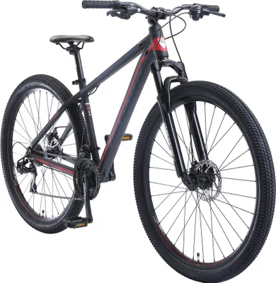 Produktbild von BIKESTAR Alu Mountainbike 29 Zoll | 21 Gang Hardtail Sport MTB 17 Zoll Rahmen Scheibenbremse Federgabel | Schwarz Rot