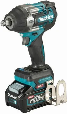 Zdjęcie produktu dla Makita TW007GM201, Klucz udarowy, Bezszczotkowy, Czarny, Niebieski, 1/2", 2300 RPM, 760 N·m