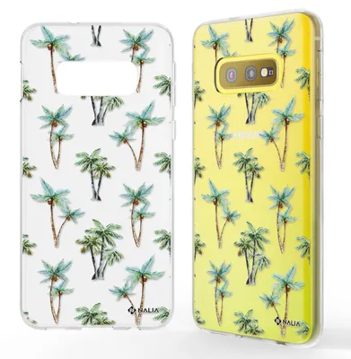 Obrázek produktu pro NALIA pouzdro na mobilní telefon pro Samsung Galaxy S10e, tenký silikonový kryt s motivem palmy