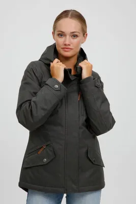 Produktbild von OXMO OXBellissa Damen Winterjacke Damenjacke Jacke gefüttert mit Kapuze
