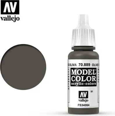 Produktbild von Vallejo 70.889, 17 ml, Olive, Matte, Flasche