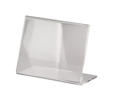 Zdjęcie produktu dla sigel Tischaufsteller, Acryl, DIN A7 quer, schr„g, glasklar