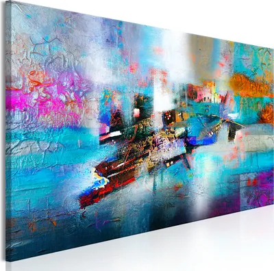 Produktbild von Modernes Wandbild a-A-0770-b-a (150x50 cm) - 1 Teilig Bilder Fotografie auf Leinwand Foto Bild Dekoration Wand Bilder Kunstdruck ABSTRAKT