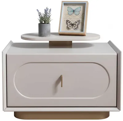 Produktbild von Nachttische Modern Weiß Designer-Nachttische Elegant Holz
