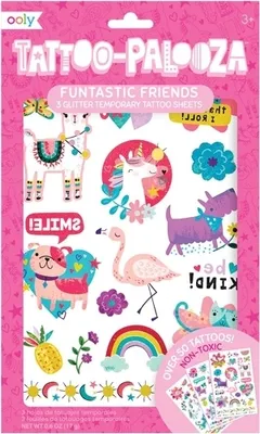 Image de Tatouages temporaires Ooly Tattoo Palooza Funtastic Friends