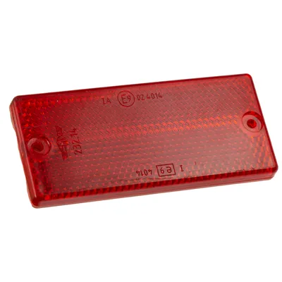 Zdjęcie produktu dla Odbłyśnik "Standard" 90x40mm czerwony homologacja E