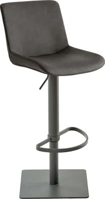 Produktbild von Barstuhl Mayer Sitzmöbel 1287 40 x 49 x 81 cm Stahl grau/schlamm