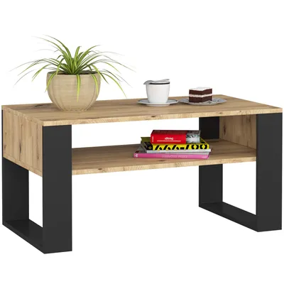 Produktbild von Akord Couchtisch Domi Artisan-Eiche/Schwarz 92X53X45 Cm