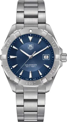 Zdjęcie produktu dla Zegarek męski Tag Heuer Aquaracer, srebrno-niebieski, model WAY1112.BA0928