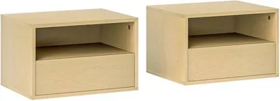 Produktbild von Nachtlichtschrank - 2-teilig - Holz - 45cm