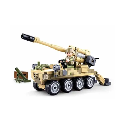 Produktbild von Sluban ModelBricks mobiler Kanonenwerfer M38-B0751