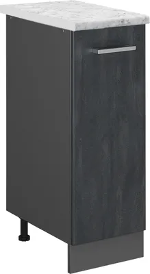 Obrázek produktu pro Lékárničková skříňka Vicco R-Line Černý beton 30 cm PD Mramor, Model 47612