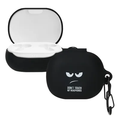 Produktbild von kwmobile Hülle kompatibel mit Anker Soundcore Life P3 Hülle - Silikon Kopfhörer Schutzhülle Case Cover Weiß Schwarz Schwarz