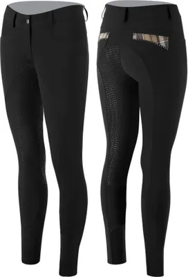 Produktbild von ANIMO Damen Reithose NONCE Full Grip schwarz, Größe:48 (D42)