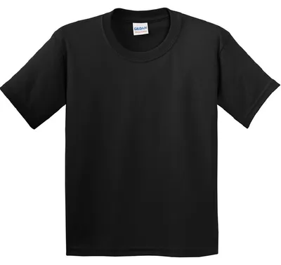 Produktbild von Gildan Kinder T-Shirt mit Rundhalsausschnitt, kurzärmlig FK392 (L) (Schwarz)
