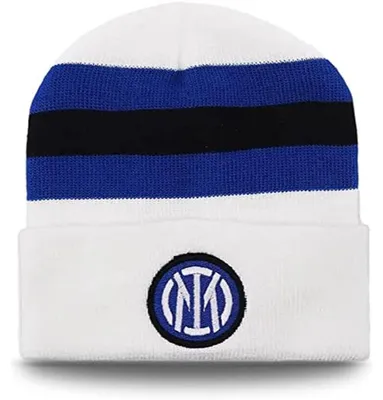 Immagine prodotto di Cappellino da calcio Inter, unisex, per adulti, colore nero, con nuovo logo, taglia M