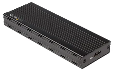 Zdjęcie produktu dla StarTech.com M2E1BMU31C, Obudowa SSD, M.2, M.2, 10 Gbit/s, Połączenie USB, Czarny