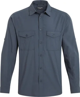 Produktbild von Craghoppers Outdoorhemd Kiwi II NosiDefence Herren , Größe:XL, Farbe:Ombre Blue