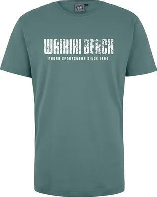 Produktbild von Übergrößen T-Shirt Waikiki weiß AHORN SPORTSWEAR Smockey Green 5XL