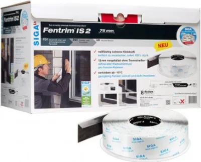 Produktbild von Siga Fentrim IS2 75mm 15/60mm x 25m
