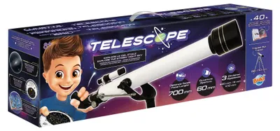 Produktbild von BUKI TS010 Teleskop Kinder ab 8 - 40 Aktivitäten 60mm Öffnung 700mm Brennweite