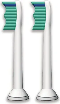 Produktbild von Philips Sonicare ProResults Standard-Bürstenkopf für Schallzahnbürste HX6012/05, 2 Stück(e), Grün, Weiß