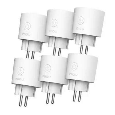 Produktbild von Imou CE2P Smart Steckdose 6er Bundle mit Matter, WLAN, Stromverbrauchsmessung
