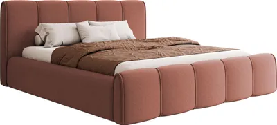 Produktbild von MIRJAN24 Polsterbett Lewis, Dopellbett mit Bettkasten, Leistenlattenrost aus Holz (Farbe: Kronos 29, Größe: 180x200 cm)
