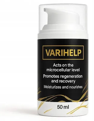 Produktbild von Varihelp – Kühlcreme für die Beine und gegen Krampfadern, für müde Beine – 50 ml