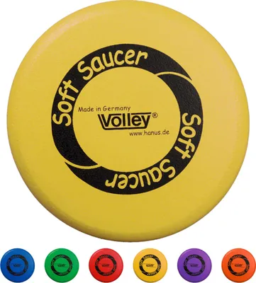 Produktbild von VOLLEY Schaumstoff Frisbee Wurfscheibe ELE'Soft Saucer mit Elefantenhaut, 25 cm