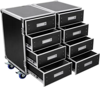 Produktbild von ROADINGER Universal-Roadie-Case Double Drawer DD-2